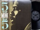 THELONIOUS MONK - 5 BY MONK BY 5   RARE 1959 RI '75 VG+ JAPAN-RIVERSIDE SMJ-6086