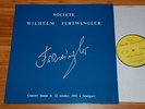 Furtwangler Society Societé Haydn Ravel Live in Vienna 1951 French Private LP NM