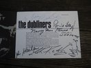 1969 Dubliners concert programme, fully signed by the band