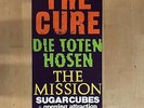 THE CURE – DIE TOTEN HOSEN 1989 KONSTANZ + Tour Plakat + Konzert Poster