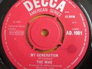 THE WHO - MY GENERATION (EXPORT COPY) - DECCA