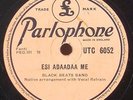 GHANA 78 RPM BLACK BEATS BAND ESI ADAADAA ME LISTEN