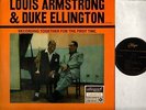 LOUIS ARMSTRONG & DUKE ELLINGTON recording together for the first time LP EX/EX-