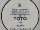 Toto Hold The Line - Roxy Invite DJ USA 7