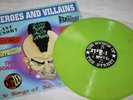 HEROES & VILLAINS LP STEP LP 95 GREEN VINYL Last Resort Business Oppressed PUNK