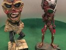 Neca 2004 Iron Maiden Somewhere In Time & Piece of Mind Head Knocker Bobble Head
