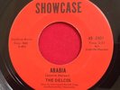 THE DELCOS   ARABIA / THOSE THREE LITTLE WORDS   NORTHERN SOUL 45 SHOWCASE 2501