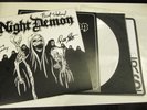 Night Demon WHITE Vinyl Record - Autographed - 8 Songs -High Roller Records 2014