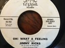 JIMMY RICKS 'OH  WHAT A FEELING' FESTIVAL RECORDS 60'S RARE NORTHERN SOUL