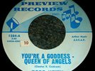 RODD KEITH 45 You're a goddess queen of angels PREVIEW 1284 RARE GARAGE VG