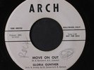 GLORIA GUNTHER: Your Love Reminds Me / Move On Out 45 (dj, wol) Blues & R&B