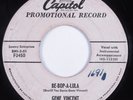 Rockabilly 45 GENE VINCENT Be-Bop-A-Lula CAPITOL promo HEAR