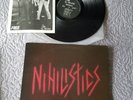 NIHILISTICS-S/T 1983 PUNK HC KBD SSD KRAUT AGNOSTIC FRONT w/stickers
