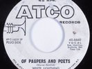 Psych Rock 45 WHITE LIGHTNING Of Paupers & Poets ATCO promo HEAR