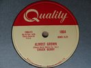 1959 Rock 78 rpm CHUCK BERRY Almost Grown / Little Queenie  QUALITY Canada EX