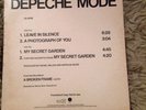depeche mode  promo copy of leave in silence record vinyl us published