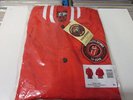 Rolling Stones Zip Code Tour Red Cotton Varsity Jacket Size XL NEU