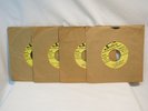 Seeburg Background Music Library 45 Records E & EX Series - Set of 4 7