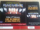 Iron Maiden Ticket Dubai 2009 Old used Stub