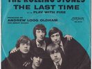 The ROLLING STONES * The Last Time * 1965 USA 45 * Picture Sleeve *