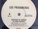 LOS PRISIONEROS - Estrechez De Corazon - RARE MEXICO MAXI SINGLE PROMO