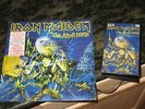IRON MAIDEN 1985 Live After Death EX/NM 2 LP w/ flyer & booklet AND the VHS tape