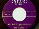 The DIADEMS 45 Why Don't You Believe Me / Yes I Love You Baby STAR doo wop Pj498