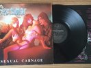 SEXTRASH SEXUAL CARNAGE LP 1990 / COGUMELO SARCOFAGO SEPULTURA DEATH MAYHEM NILE