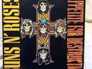 GUNS N ROSES APPETITE FOR DESTRUCTION VINYL LP GEFFEN RECORDS WITH LYRICS 1987