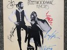 FLEETWOOD MAC signed LP cover 'Rumours' Mick Fleetwood, John McVie, Stevie Nicks