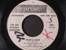 JIMI HENDRIX EXPERIENCE: Purple Haze / The Wind Cries Mary 45 (dj, wol, much-sc