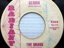 the UBANS doowop original VG RADIANT label 45 GLORIA b/w ON THE BRIDGE  WS166