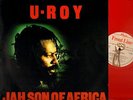 U-ROY jah son of africa (red vinyl) (1st uk 1978) LP EX/EX- FL 1023 roots reggae