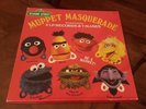 RARE Sesame Street Muppet Masquerade 3 Vinyl LP Record Box Set with 7 masks