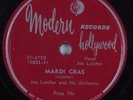 R&B Jazz 78 JOE LUTCHER Mardi Gras MODERN 20-672 HEAR
