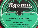 JOSE & HENRI JAZZ NGOMA 1934 AFRICA 78 RPM E CONGO GUITAR AFRICAN
