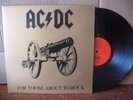 ACDC FOR THOSE ABOUT TO ROCK VINYL LP 12'' BRAND NEW GATE FOLD