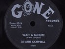 Rockabilly 78 JO-ANN CAMPBELL Wait A Minute GONE HEAR