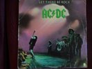 AC/DC RARE SOUTH AFRICAN PURPLE N GREEN LET THERE BE ROCK LP