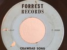 Rockabilly 45 Adron Jumper & The Wheels Crawdad Song on Forrest HEAR