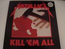 METALLICA KILL 'EM ALL 2 LP MUSIC FOR NATIONS INCLUDES INFO SHEET THRASH METAL