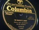 Store-Stock Viva-Tonal Columbia 1104-D Ruth Etting-I'm Nobody's Baby (1927 NYC)
