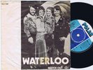 ABBA Waterloo b/w Watch Out Danish 45PS 1974 Polar Eurovision Rare misprint