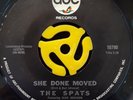 GARAGE ROCK 45-Spats-She Done Moved-Abc HEAR