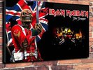 Iron Maiden Eddie The Trooper Printed Canvas A1.30