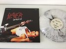 SLAYER CAPTOR OF SIN LIVE JAPAN WHITE MARBLED VINY LP SHOW NO MERCY TOUR 1984