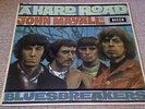 JOHN MAYALL and THE BLUESBREAKERS A Hard Road 1st Decca Mono UK LP 1967 2A/2A
