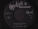 ETTA JAMES: Shortnin' Bread Rock / Tears Of Joy 45 (blk lbl) Blues & R&B