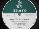 FRENCH ERATO DP 43-1 - Trio Ravel Descaves / Rampal / Pasquier 1st press FRANCE