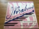 RARE FRENCH MAKANOWITZKY PLAYS BRAHMS SONATAS FOR VIOLIN/ PIANO N° 2 LP ON LUMEN